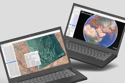 ICEYE imagery archive - 18,000 SAR satellite image thumbnails