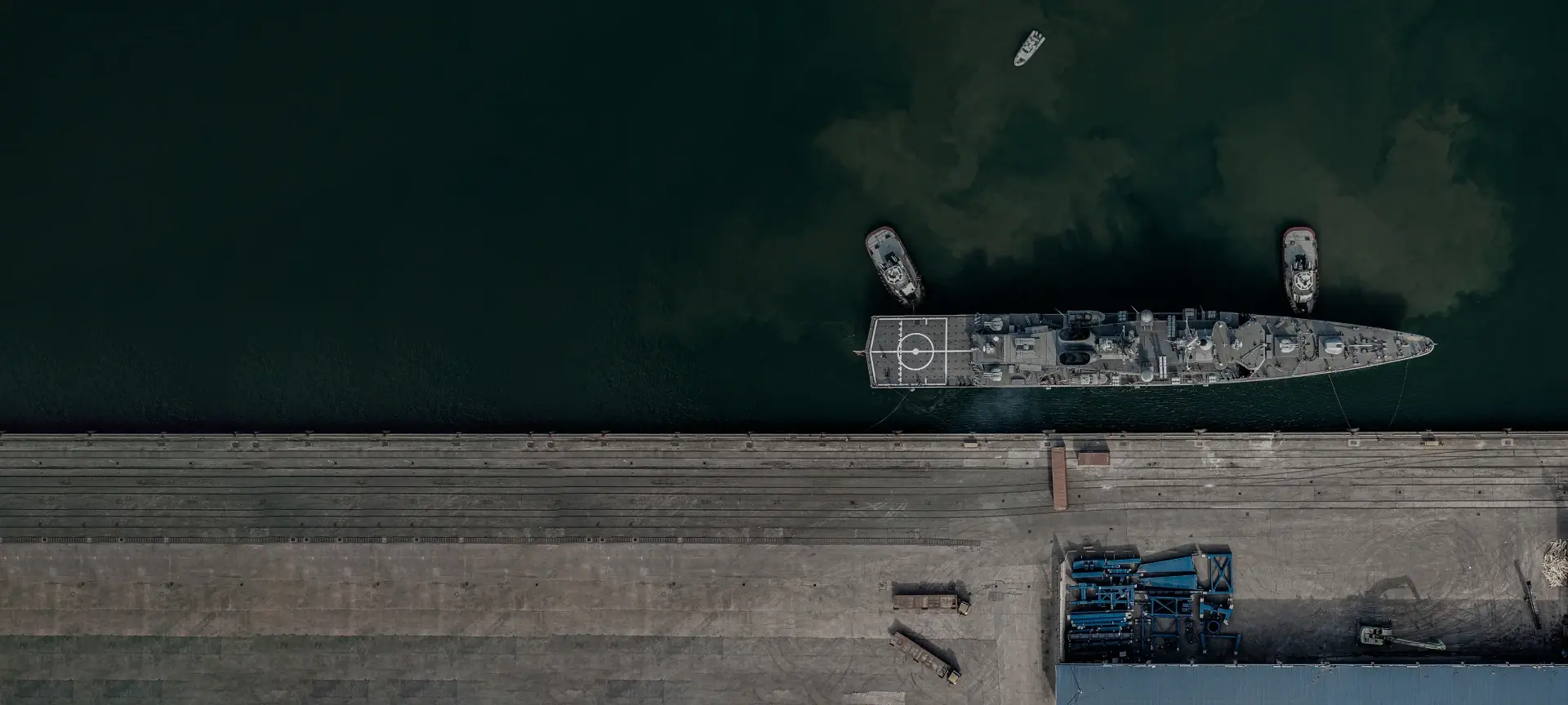 Port monitoring navy hero medium